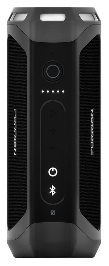 Black vertical Bluetooth speaker