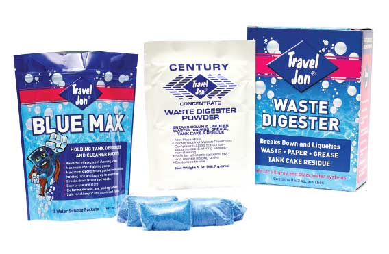 Travel Jon Blue Max toss-in packets