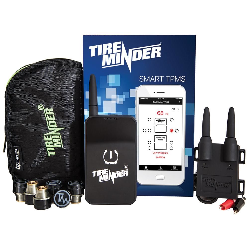 Monitor your RV tire pressure right from your smartphone with the TireMinder Smart Tire Pressure Monitoring System! Photo: CampingWorld.com