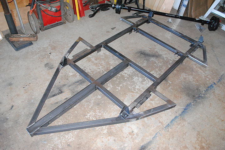 Dinoot factory-welded frame