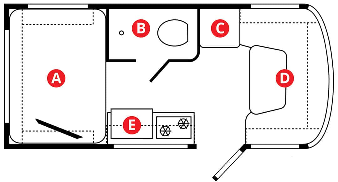 2020 inTech Sol Horizon floorplan illustration