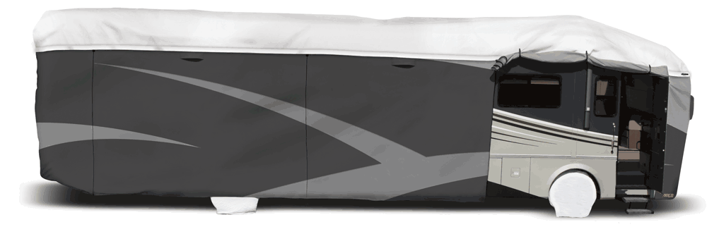 Designer Series Tyvek Plus Wind RV cover