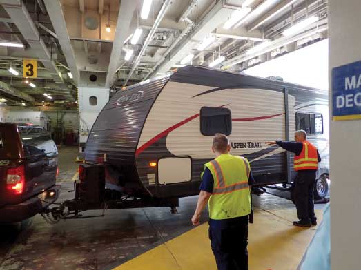 RV Life on Alaska Marine Highway System ferries