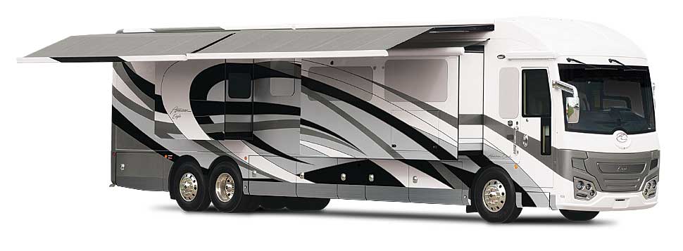 Luxury Motorhomes: American Coach Eagle 45K exterior