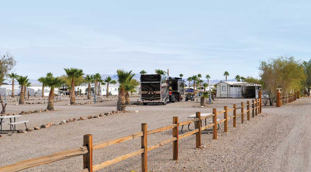 Black Rock RV Village, a Good Sam Park in Brenda, Arizona, welcomes snowbirding RVers and their ATVs for the winter.