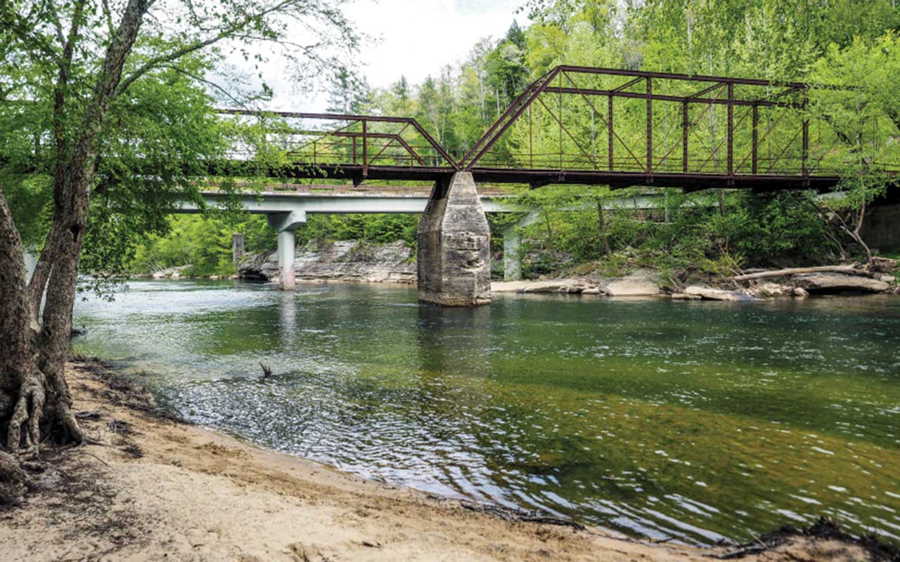 Burnt Mill Bridge in Big South Fork National River and Recreation Area