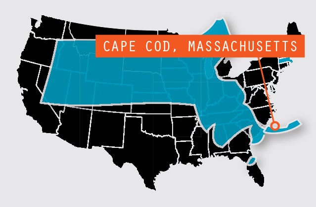 cape cod massachusetts map
