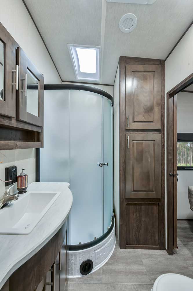 Bathroom of Cruiser-stryker Toy Hauler RV