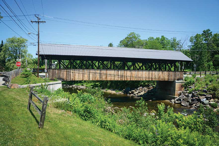 Built in 1862, the beautiful Mechanic Street Bridge in Lancaster is also known as the Israel River Bridge.