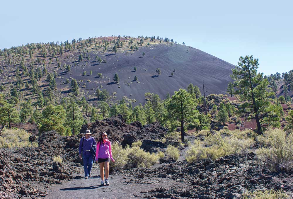 A chance encounter with volcano enthusiast Cassie Lentz made our hike through Sunset Crater Volcano National Monument even more enjoyable.