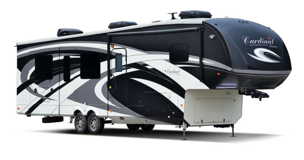 Forest River Cardinal fifth wheel travel trailer