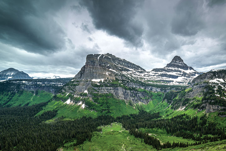 Going to the Sun Highway in Glacier National Park