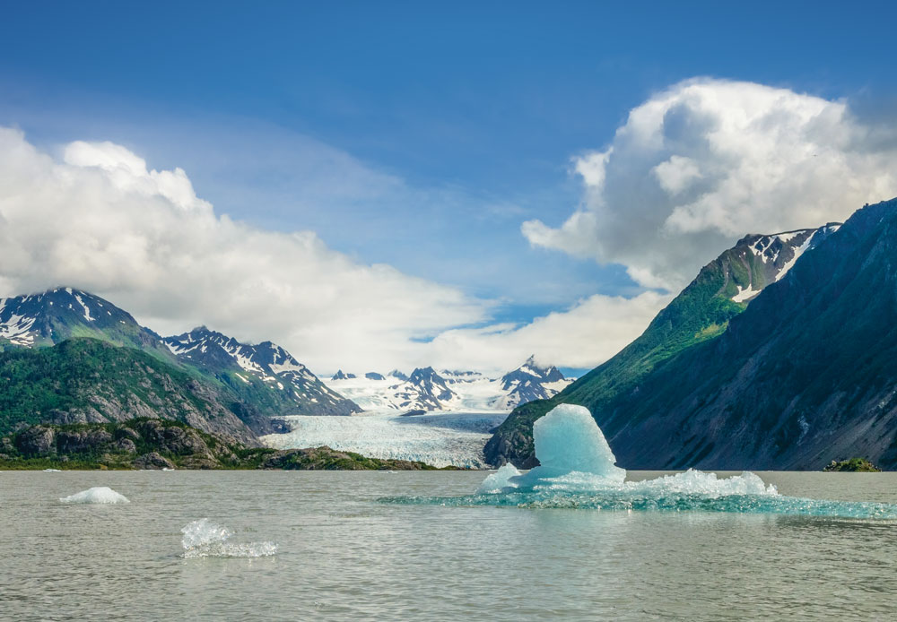 Grewingk Glacier in Kachemak Bay State Park near Homer Grewingk Glacier in Kachemak Bay State Park near Homer