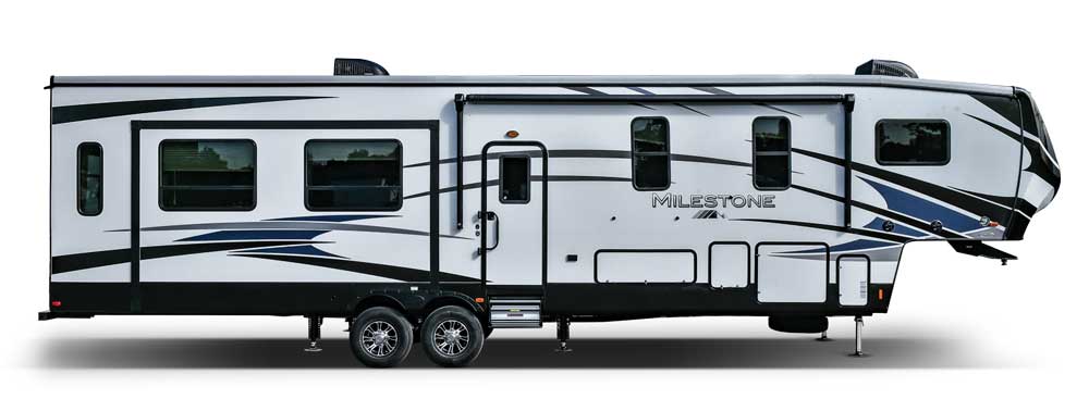 Heartland Milestone 377Mb Fifth-wheel travel trailer exterior