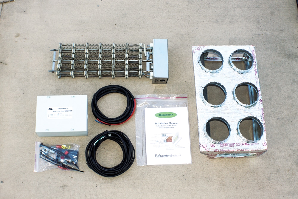 Adding a RV Comfort Systems Electric Element to a RV Furnace