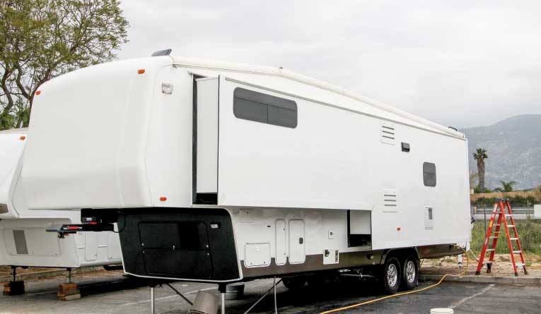 One option provided by VIP Enterprises is to buff out the side walls for a brand-new look.