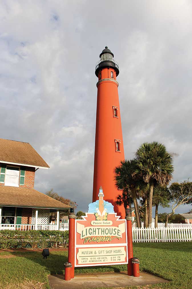 Ponce De Leon Inlet Lighthouse is the tallest in Florida. This National Historic Landmark boasts sweeping vistas.