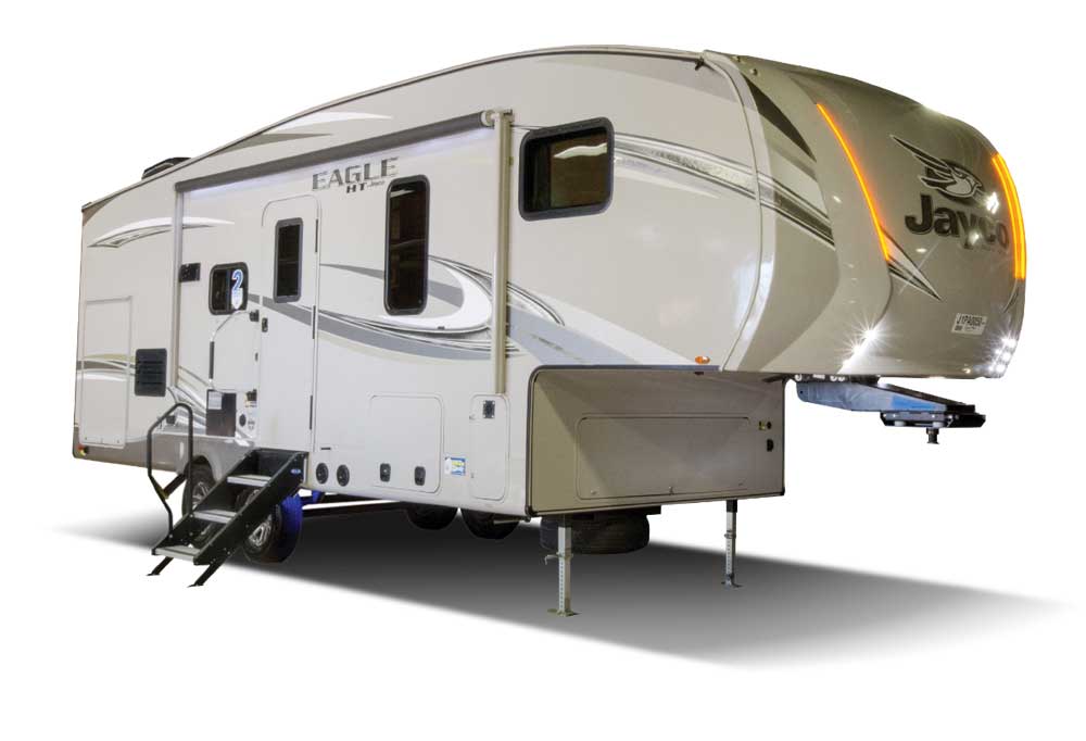 Nice beige and grey designed Jayco Eagle travel trailer