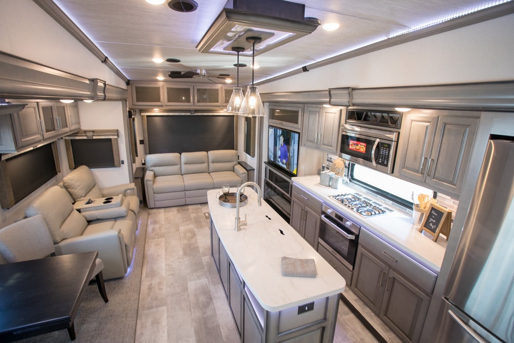 Keystone Montana 3780RL fifth-wheel travel trailer interior