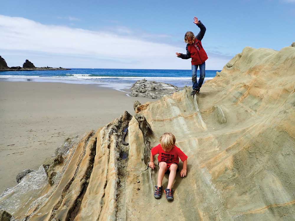 Taking shoulder-season trips makes for quieter camping experiences and a better chance of having the beach to yourselves.