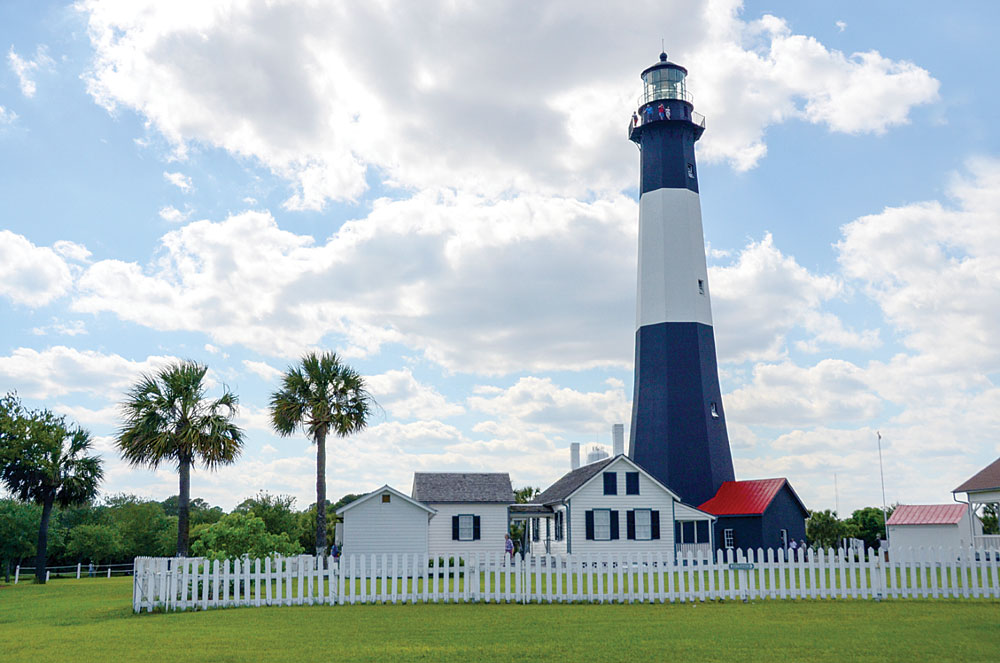 Tybee Island Light Station, Georgia’s oldest and tallest lighthouse.