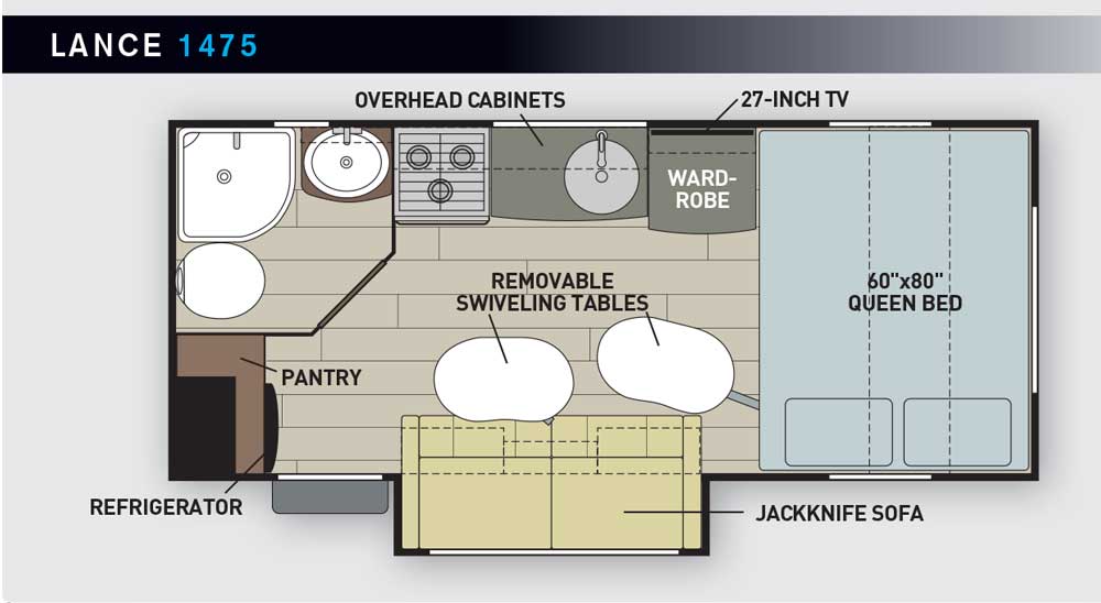 Lance 1475 RV layout