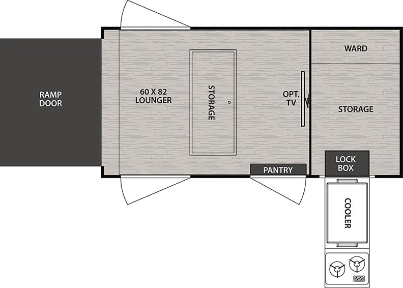 Floorplan drawing of the NoBo 10.6