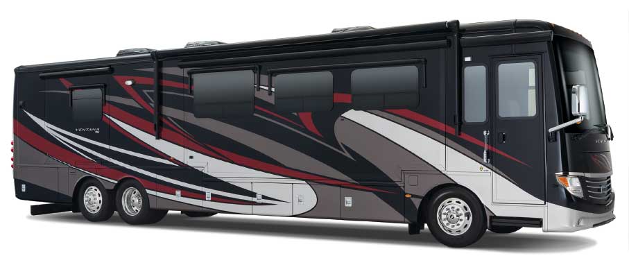 Small Class A diesel-pusher motorhomes