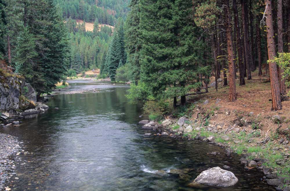 Minam River in the Eagle Cap Wilderness is prime rafting water.