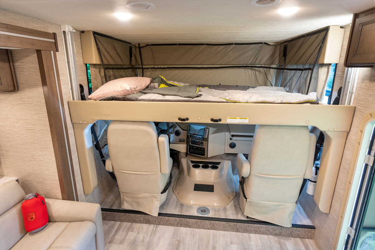 Overcab Sleeping Area