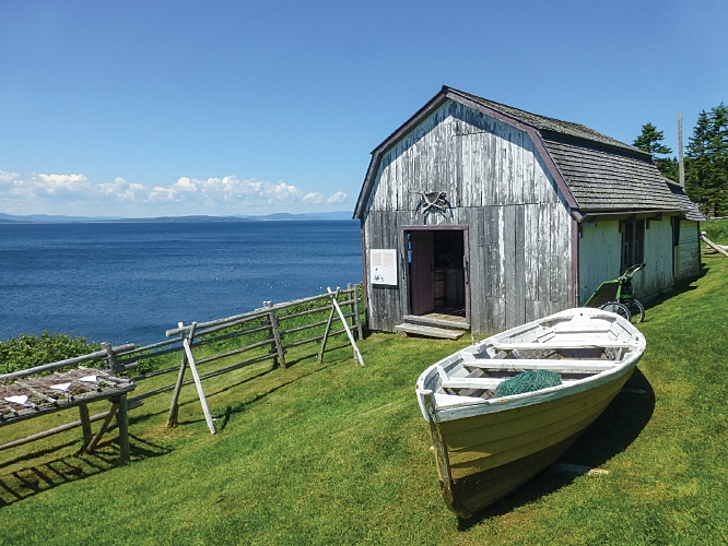 At Anse-Blanchette, learn about families who once farmed and fished in today’s Forillon National Park.