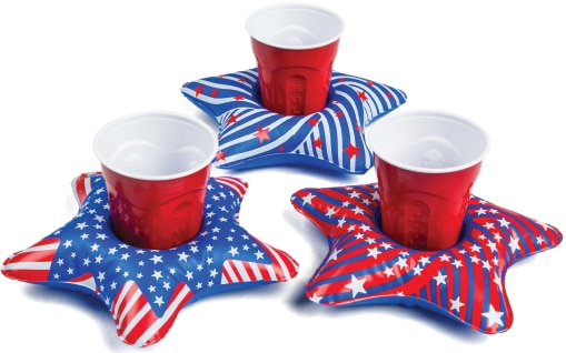 Patriotic Stars Beverage Boats