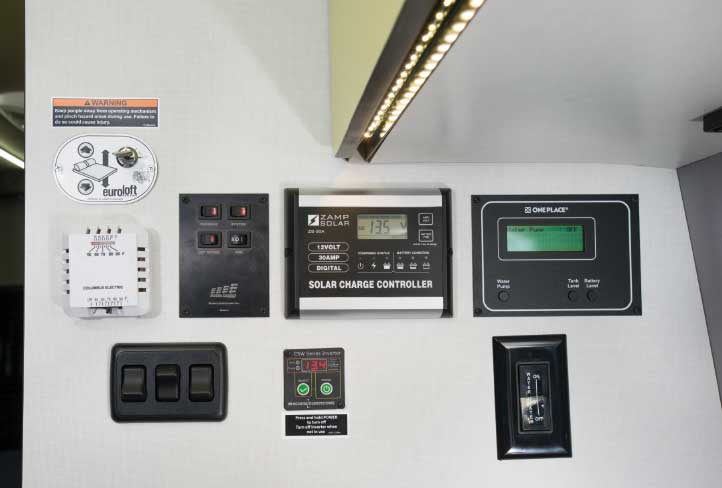 Winnebago Revel 4×4 control panels