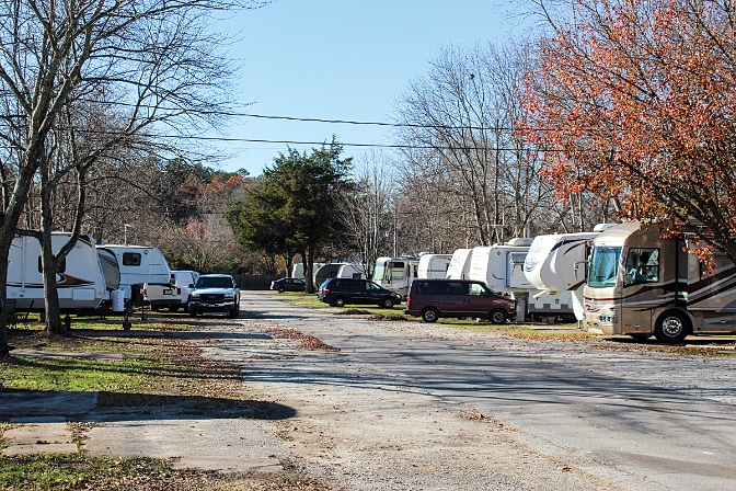 Springwood RV Park offers 65 full-hookup sites and free Wi-Fi. 