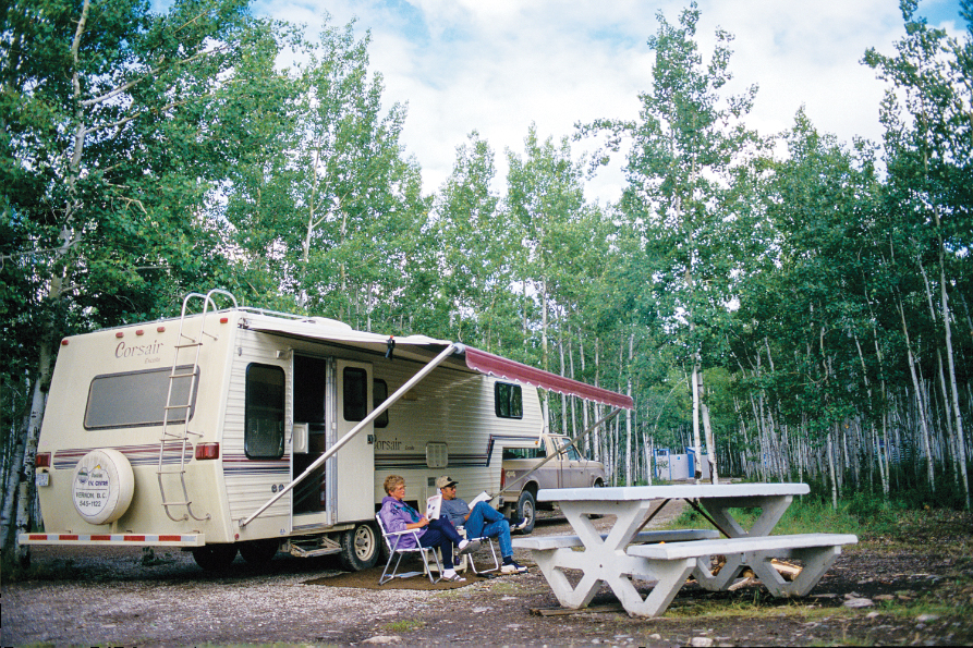 Campgrounds at 16 territorial parks entice RVers to extend their awnings.