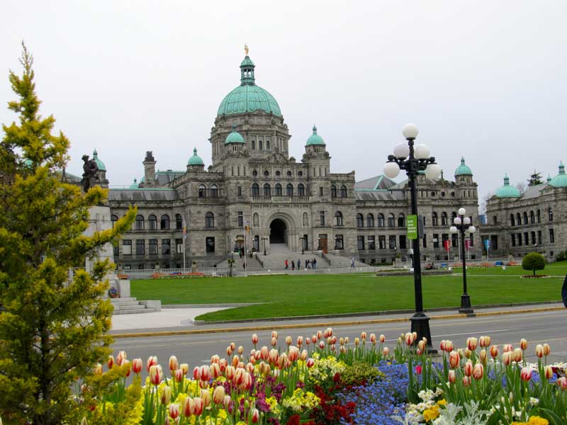 Parliament in Victoria British Columbia