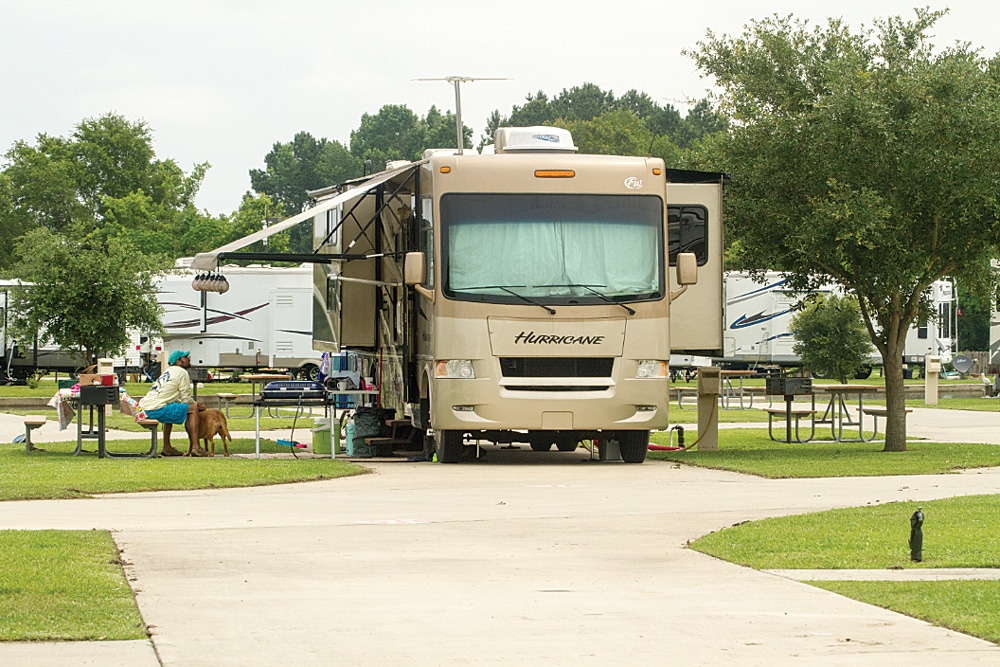 A+ Motel & RV Park earns its name with tidy grounds, full hookups, level sites with picnic tables and barbecue pits, and plenty of amenities.
