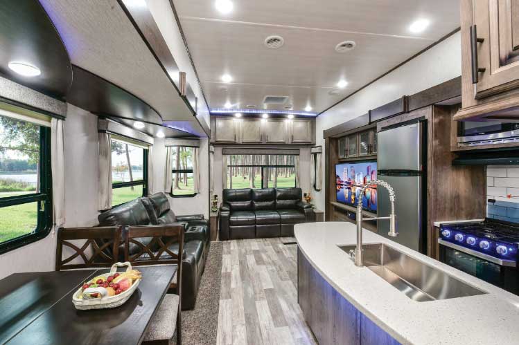 heartland-milestone fifth wheel travel trailer