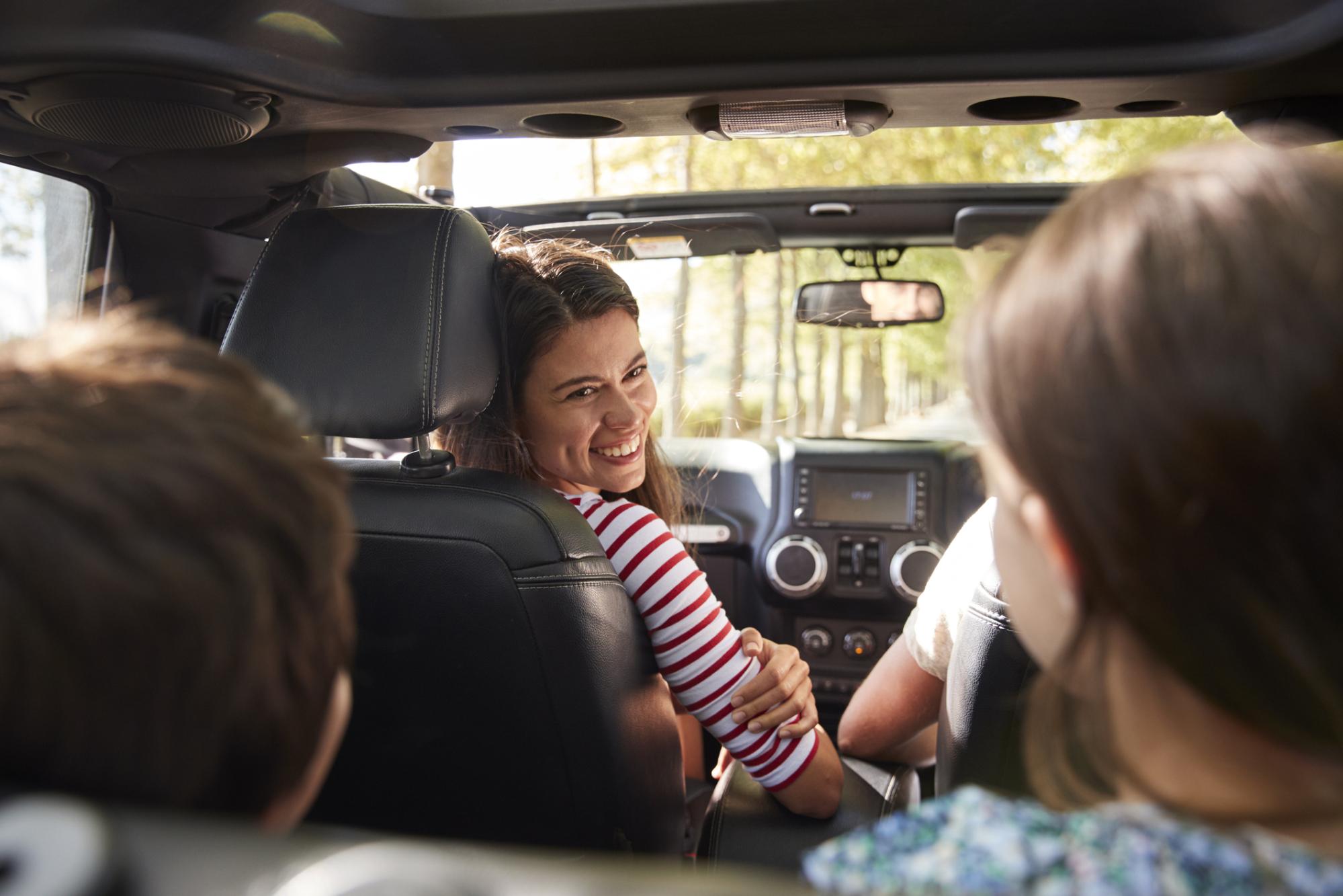 a family road tripping