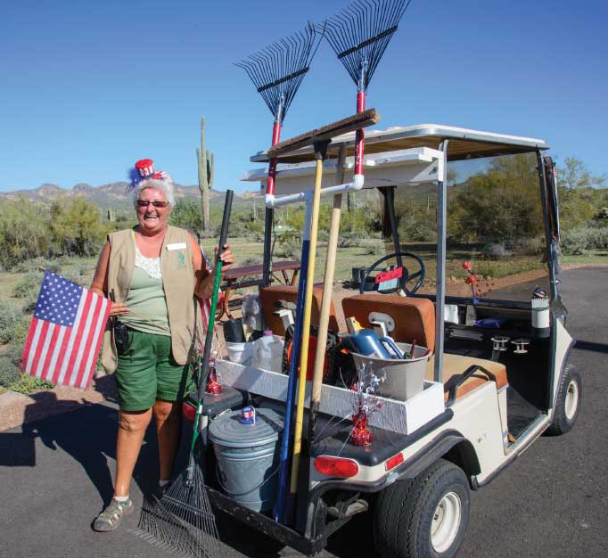 In exchange for various duties, seasonal campground hosts get a campsite free of charge.