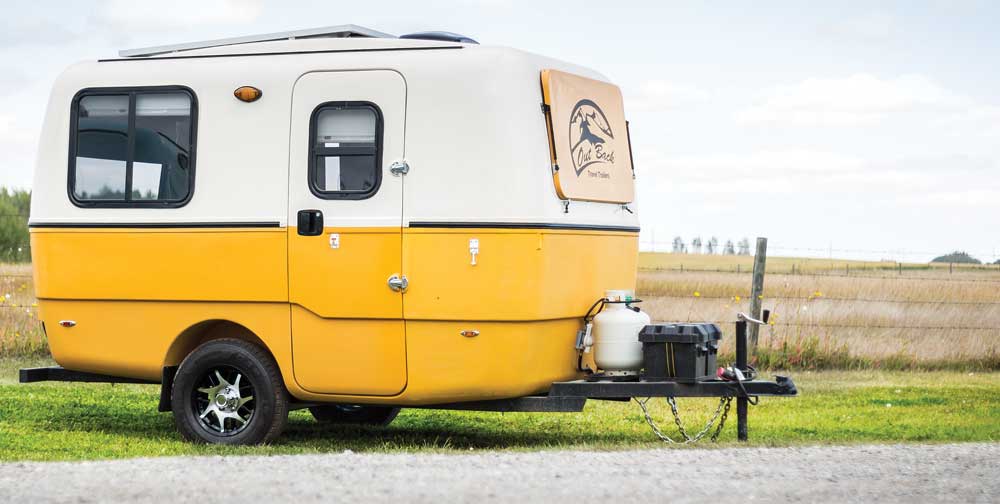 old fiberglass travel trailer for sale