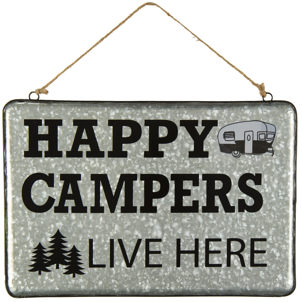 Happy Campers Live Here Sign.