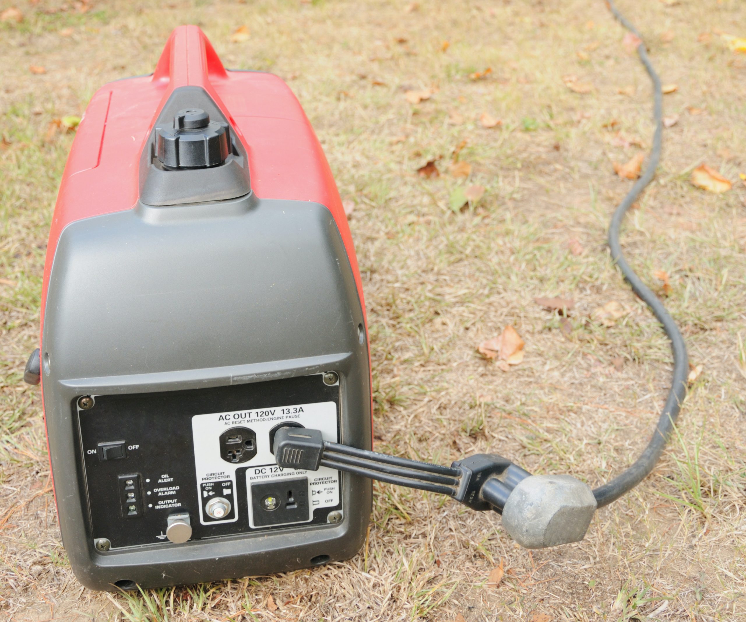 portable generator used while camping