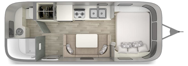 Floorplan - Airstream Bambi