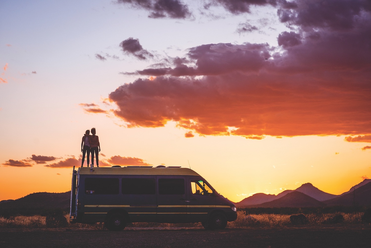 Couple Enjoying the sunset