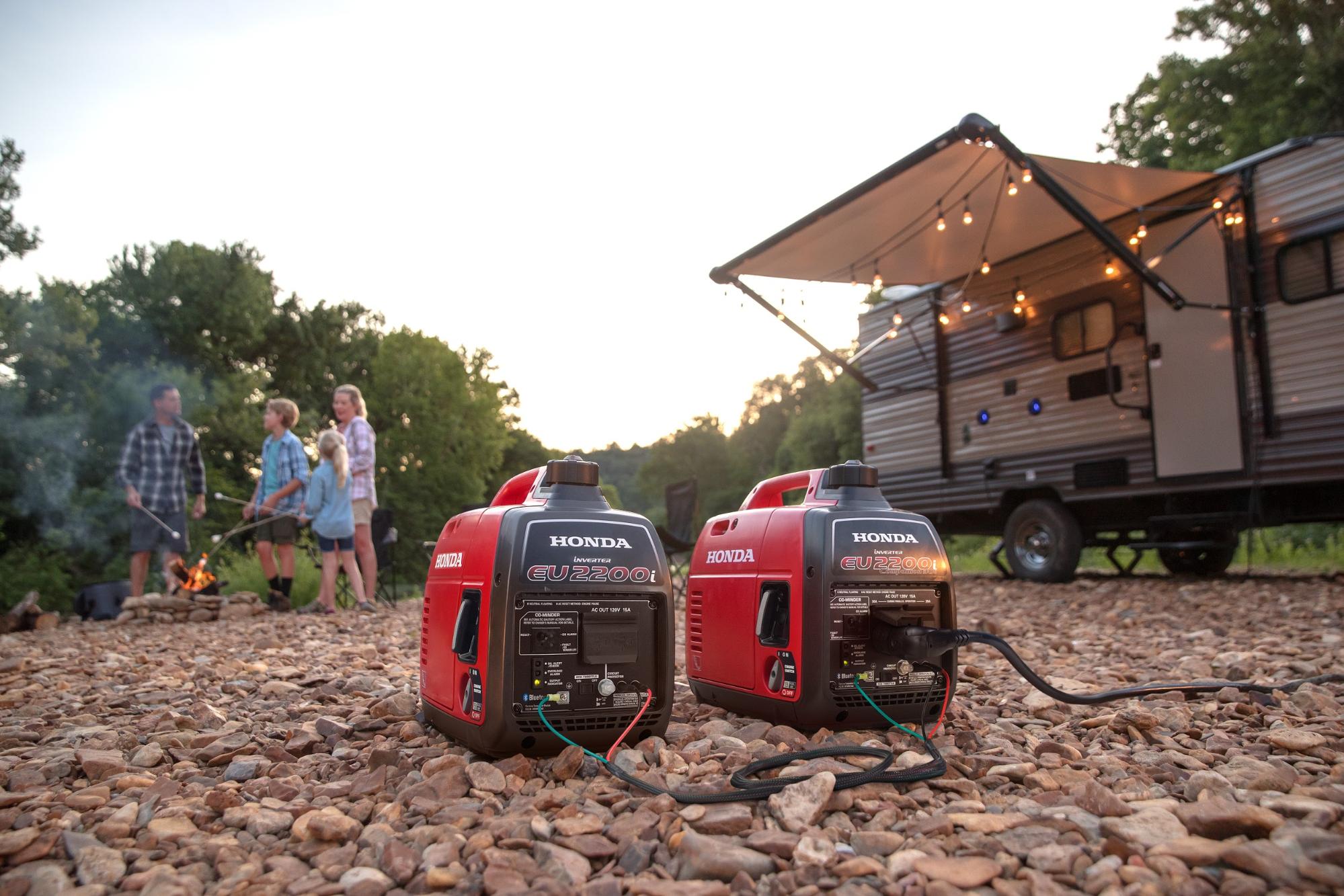 two honda generators