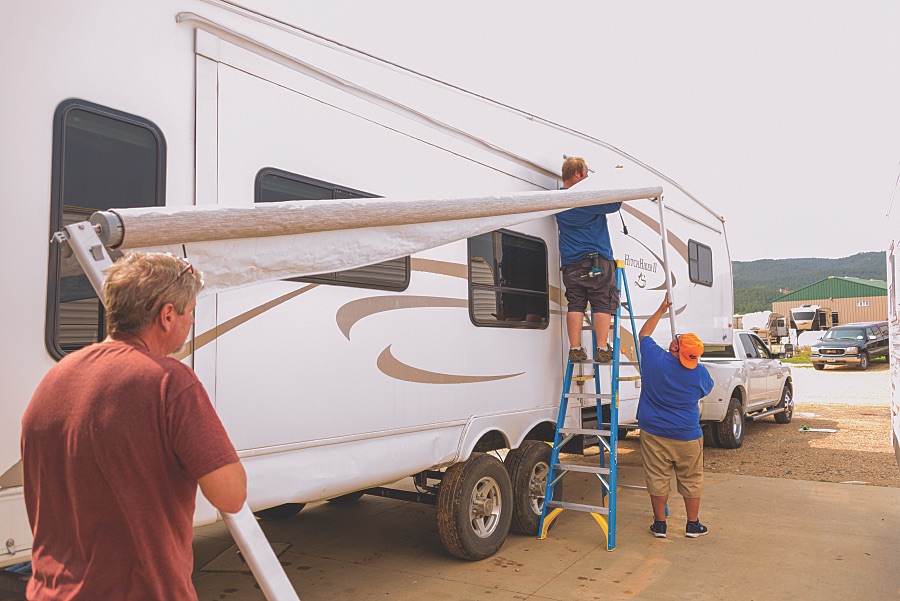Awning Replacement - Step One - 4-21