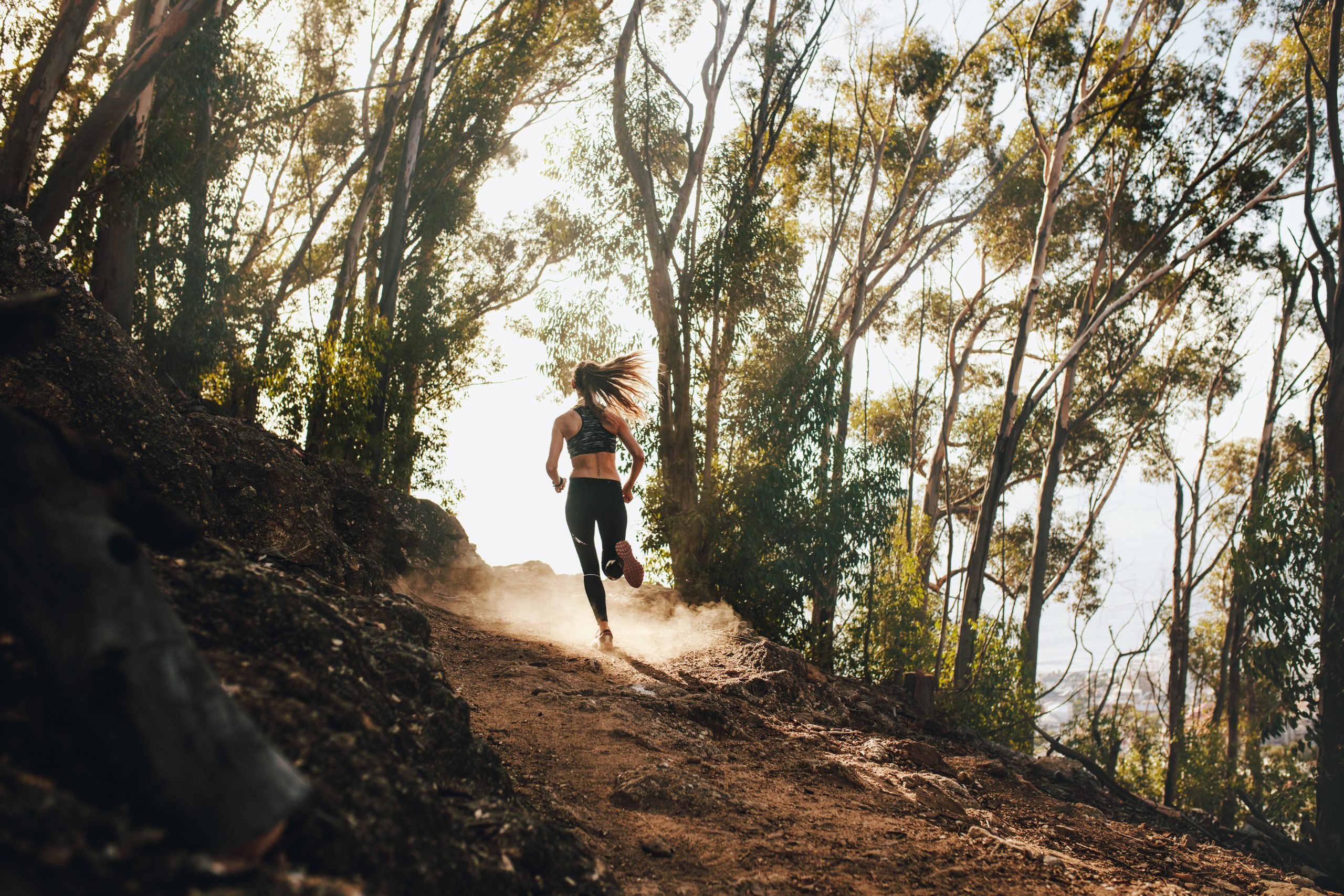 Woman Trail Running