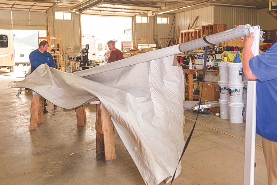 RV Awning Replacement - Step Two