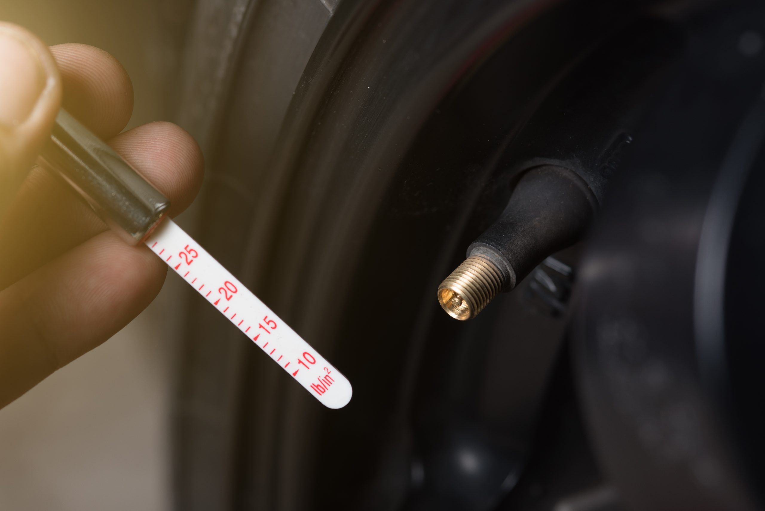 RV Tire Inspection Tire Gauge